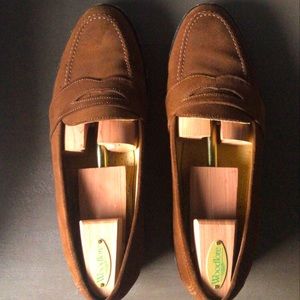 Bostonian Suede brown penny loafers